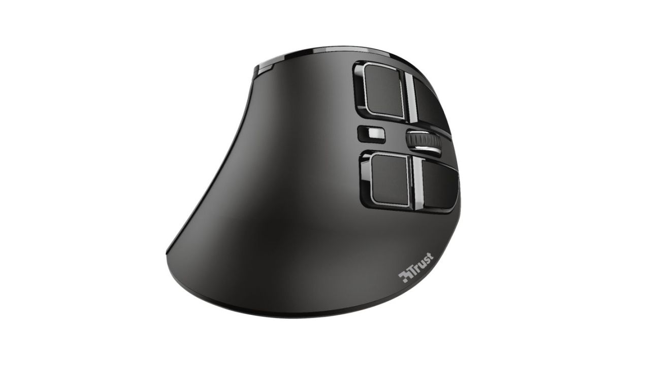 Trust Voxx Rechargeable Ergonomic Wireless Mouse Black