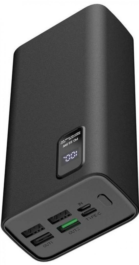 Platinet PMPB30WQC728B 30000mAh PowerBank Black