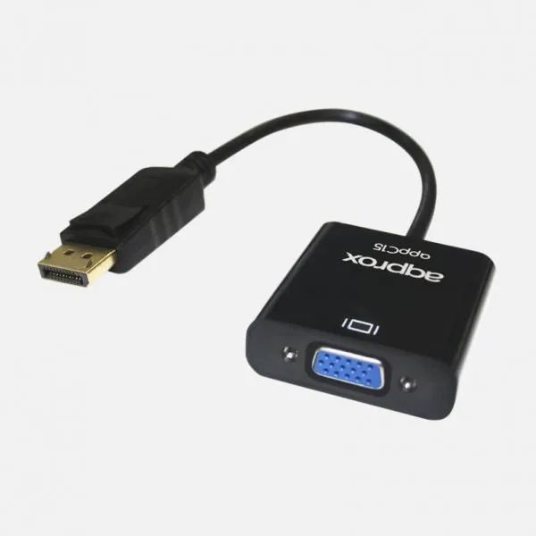 Approx APPC15 Display to VGA Adapter Black