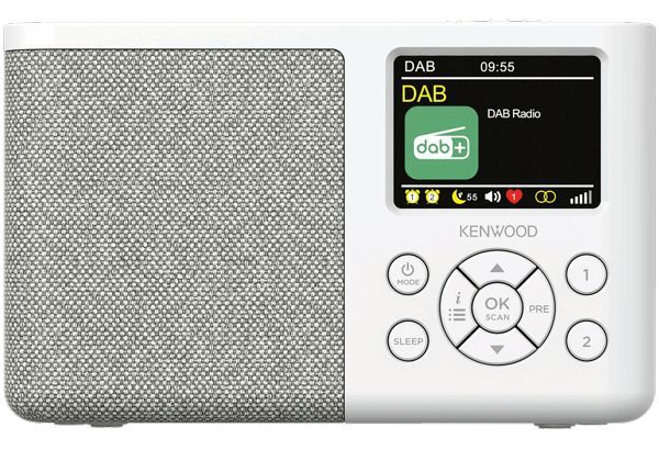 Kenwood CR-M33DAB-W Portable DAB+ Radio White Kenwood CR-M33DAB-W Portable DAB+ Radio White