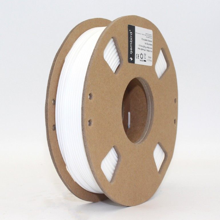 Gembird 3DP-PLA1.75GE-01-W Filament PLA White 1,75mm 200g GEMMA printer spool