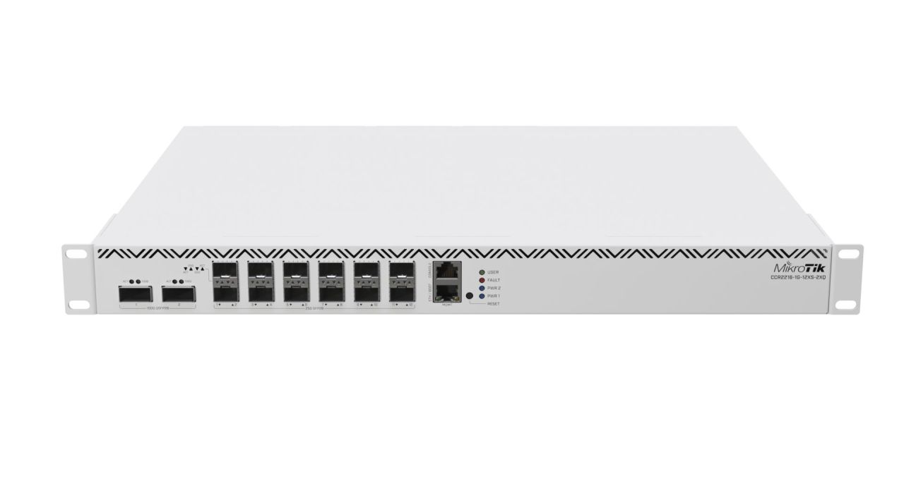 Mikrotik CCR2216-1G-12XS-2XQ Cloud Core Router Mikrotik CCR2216-1G-12XS-2XQ Cloud Core Router