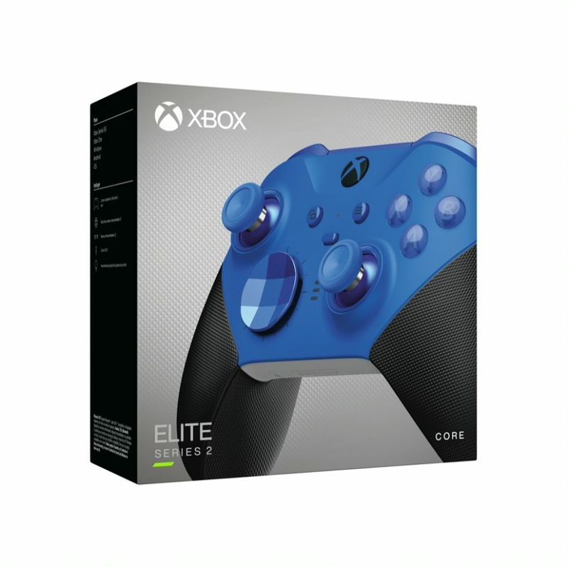 Microsoft Xbox Elite Series 2 Wireless/Bluetooth/USB Gamepad Black/Blue