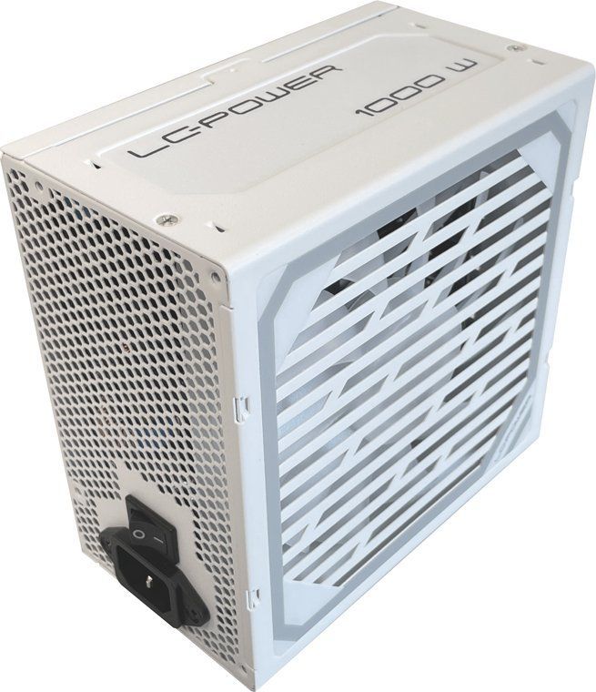 LC Power 1000W 80+ Gold Super Silent Modular White Edition