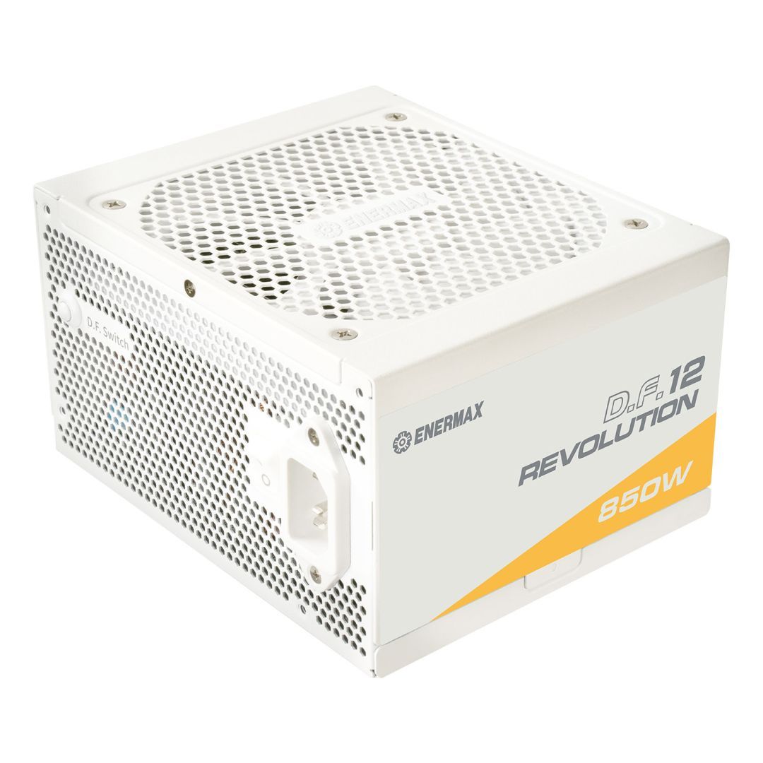Enermax 850W 80+ Gold Revolution D.F.12 White ATX 3.1 Enermax 850W 80+ Gold Revolution D.F.12 White ATX 3.1