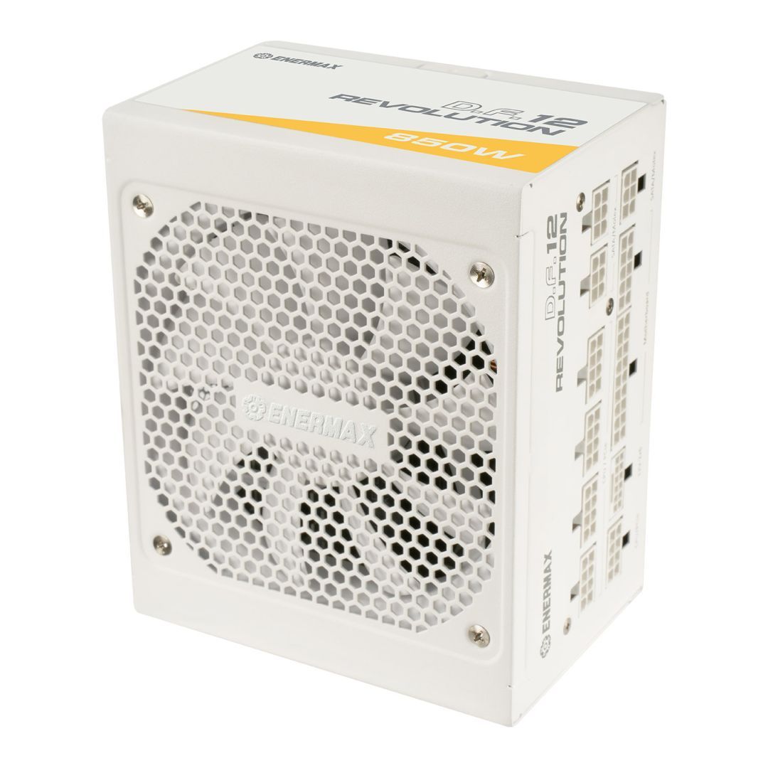 Enermax 850W 80+ Gold Revolution D.F.12 White ATX 3.1 Enermax 850W 80+ Gold Revolution D.F.12 White ATX 3.1