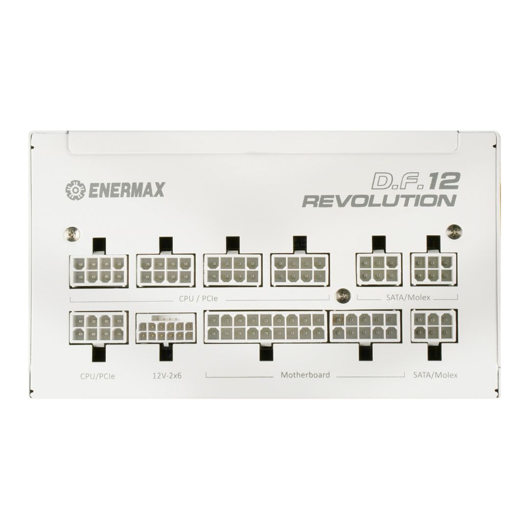 Enermax 850W 80+ Gold Revolution D.F.12 White ATX 3.1 Enermax 850W 80+ Gold Revolution D.F.12 White ATX 3.1