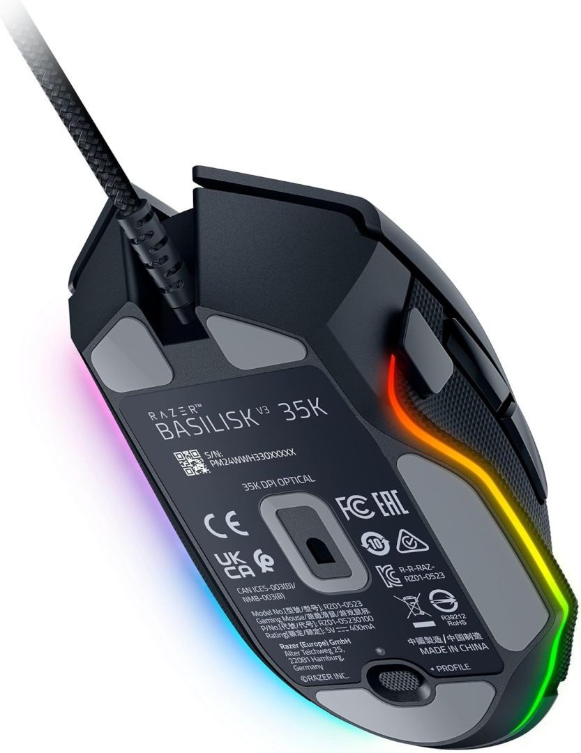 Razer Basilisk V3 35K Gaming Mouse Black