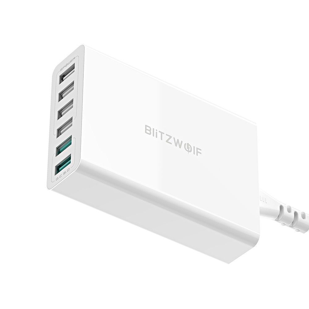 Blitzwolf BW-S15 6xUSB Charger White