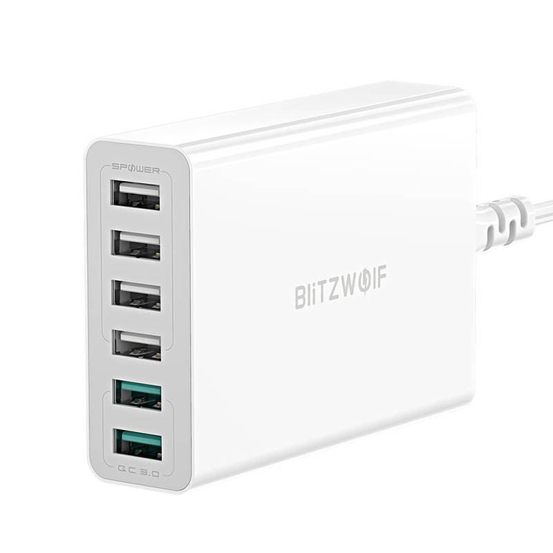 Blitzwolf BW-S15 6xUSB Charger White