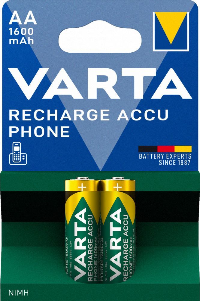 Varta 1600mAh AA Ni-MH akkumulátor 2db/csomag