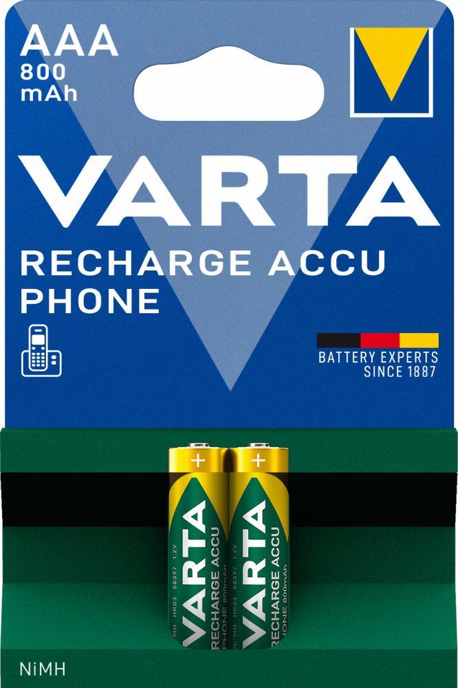 Varta 800mAh AAA Ni-MH akkumulátor 2db/csomag