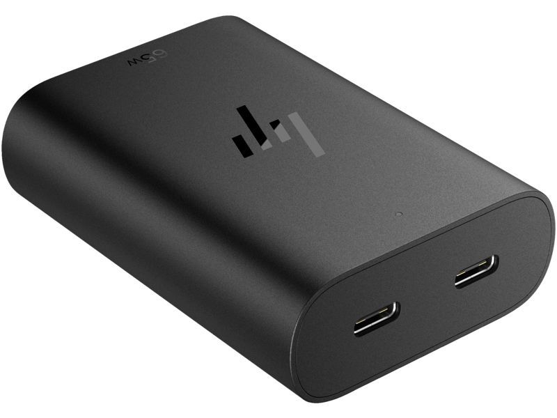 HP 65W Halogen Free LC USB-C AC Adapter Black