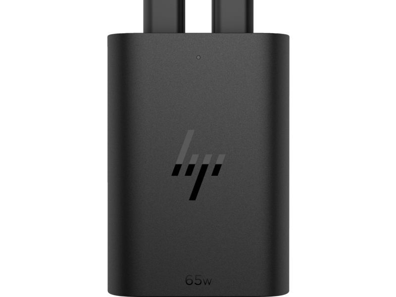 HP 65W Halogen Free LC USB-C AC Adapter Black