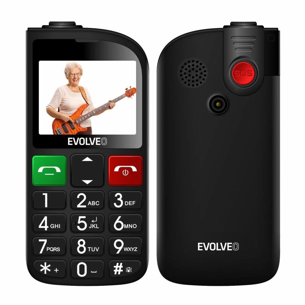 Evolveo EasyPhone EP-801 FL DualSIM Black