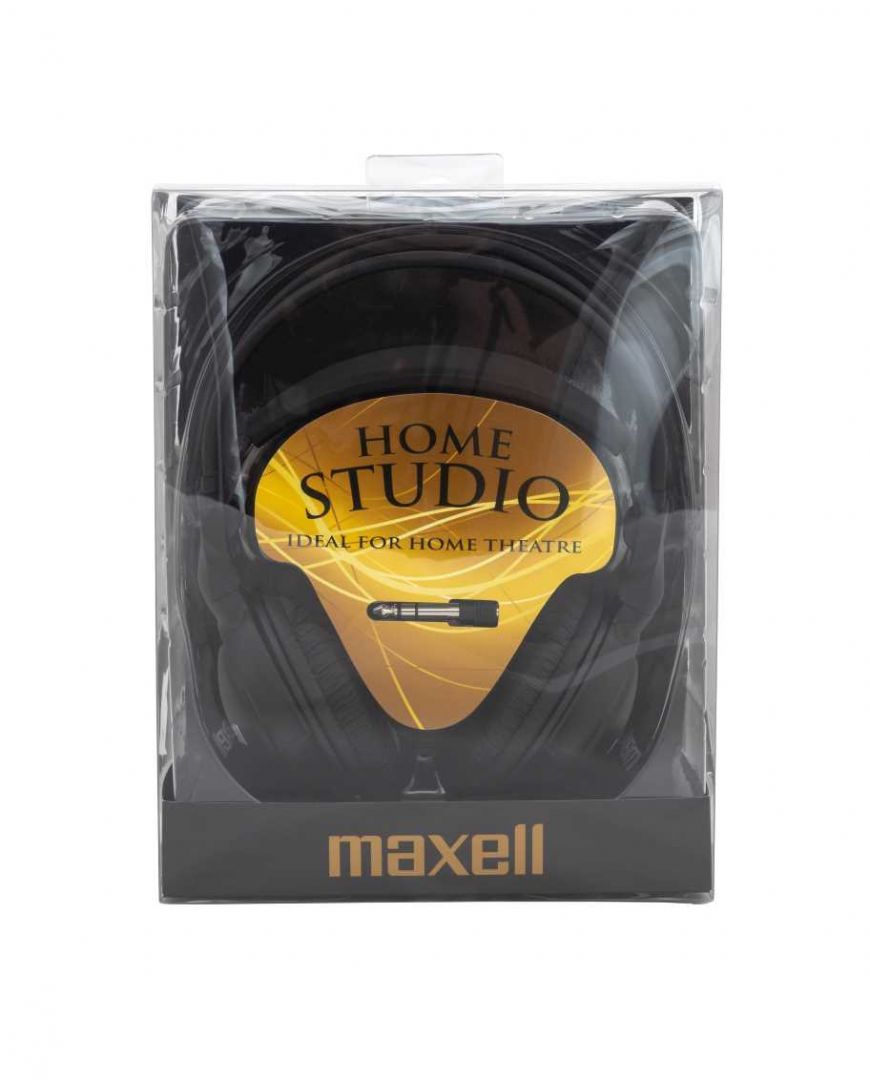 Maxell Home Studio Headphones Black