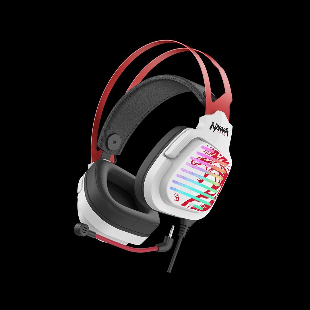 A4-Tech Bloody G560 Naraka Gaming Headset White/Red