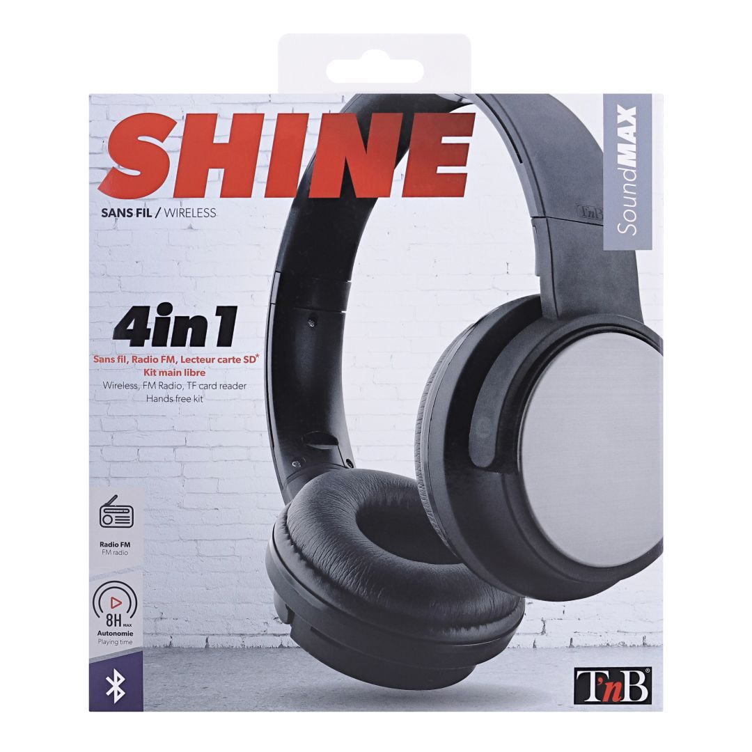 TnB Shine Bluetooth Headset Black