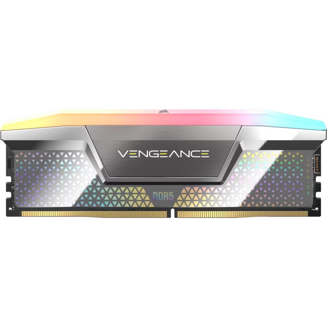 Corsair 48GB DDR5 8200MHz Kit(2x24GB) Vengeance RGB Silver