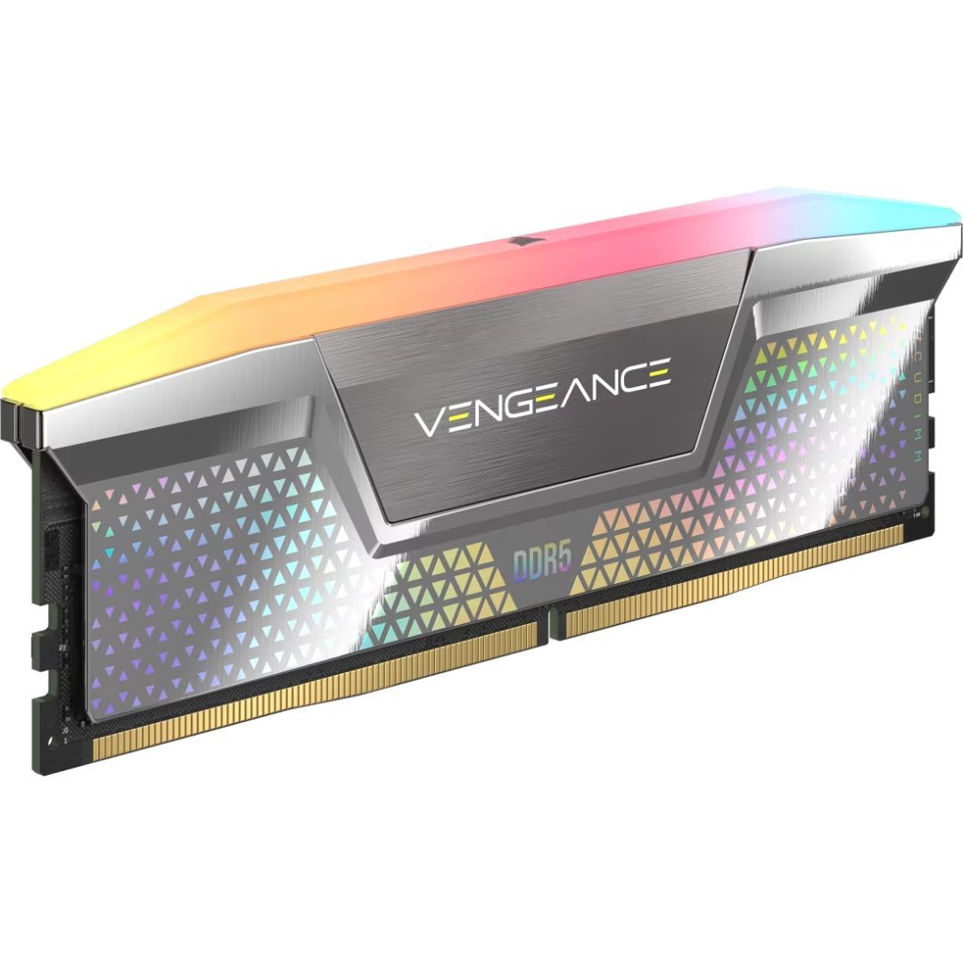 Corsair 48GB DDR5 8200MHz Kit(2x24GB) Vengeance RGB Silver