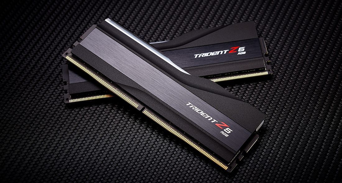 G.SKILL 64GB DDR5 5600MHz Kit(2x32GB) Trident Z5 RGB Black