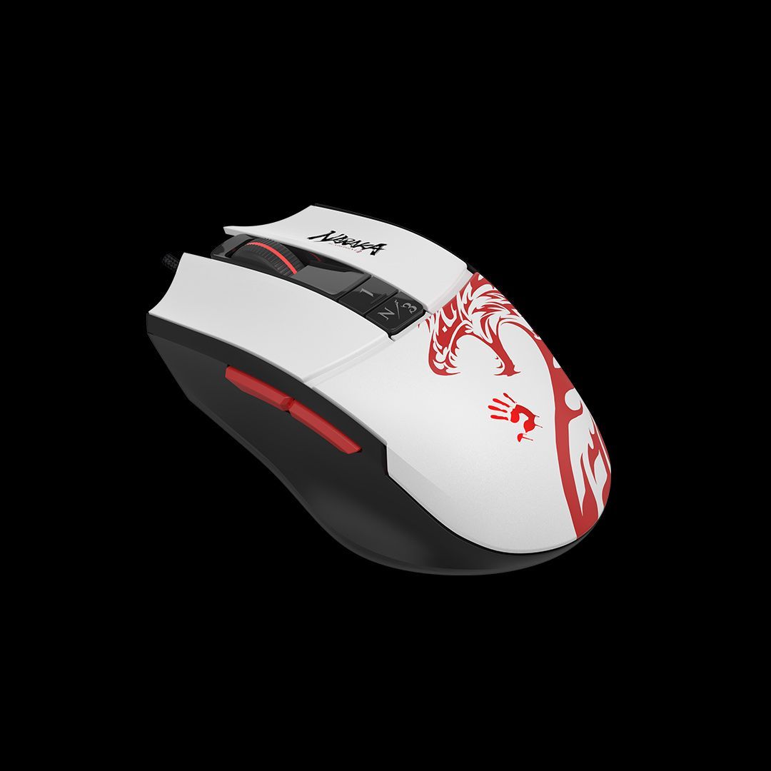 A4-Tech Bloody L65 Max eSport Naraka RGB Gaming mouse Black/White