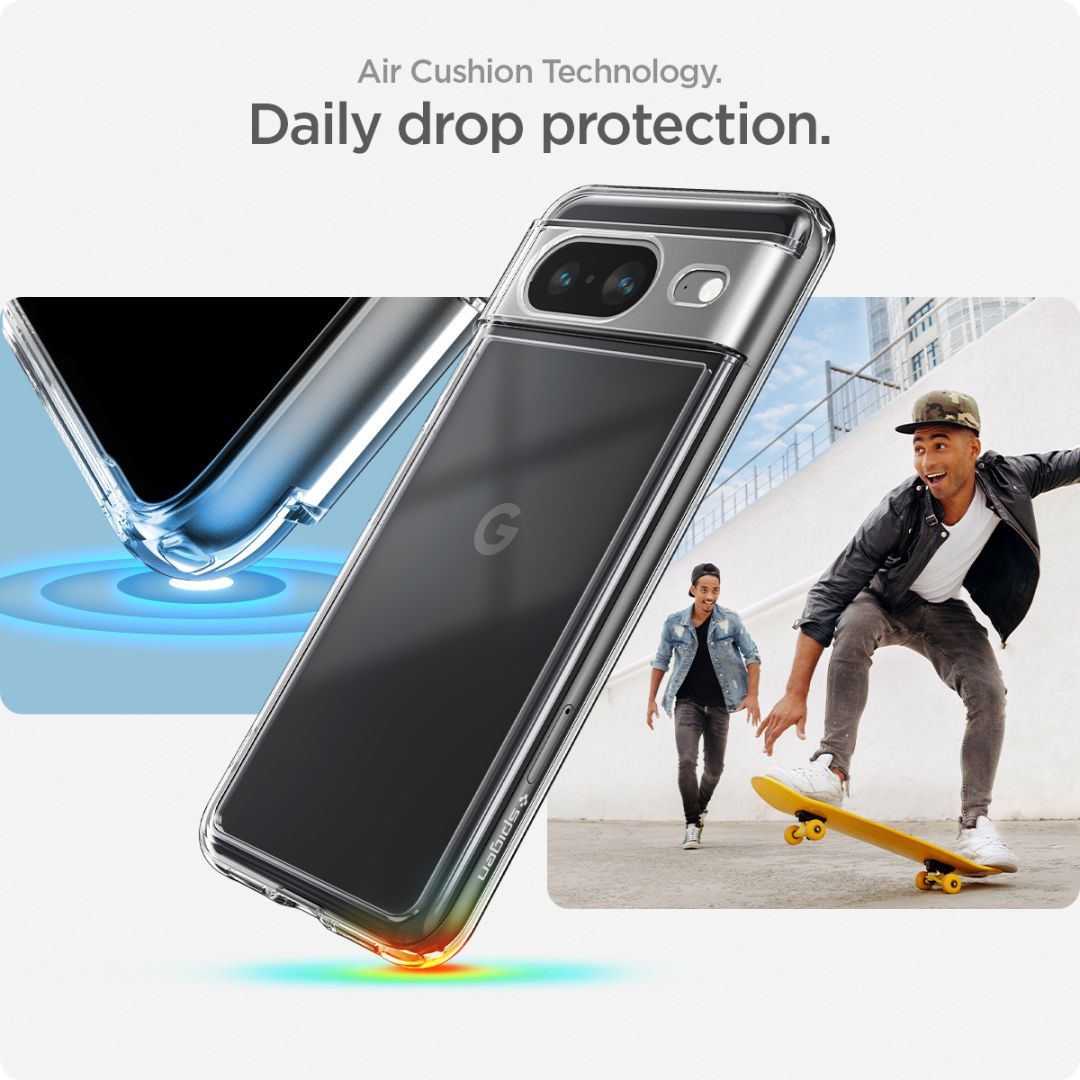 Spigen Google Pixel 8 Ultra Hybrid Crystal Clear