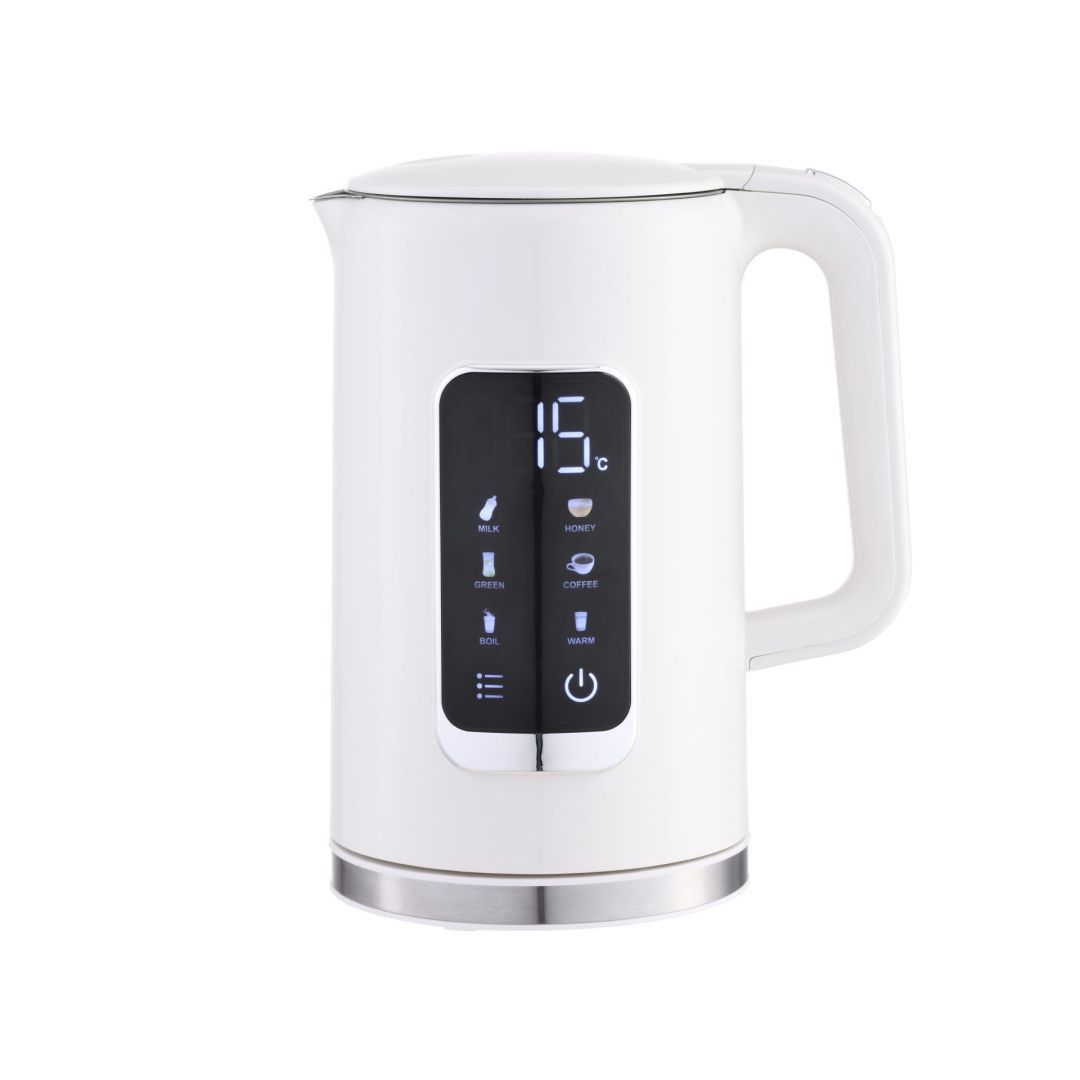 Platinet Kettle LCD Display 1,7L 5 Temperature SettingsS + 450ml Travel mug White