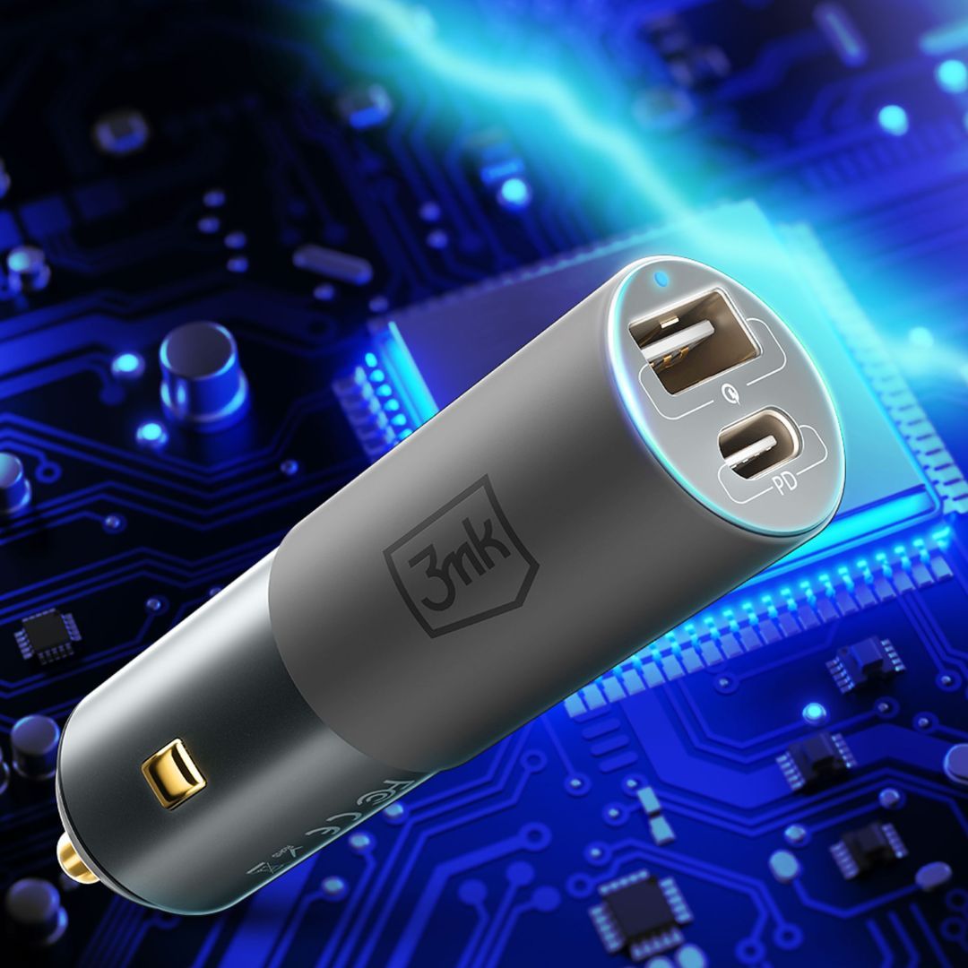 3mk Hyper Car Charger 100W Back