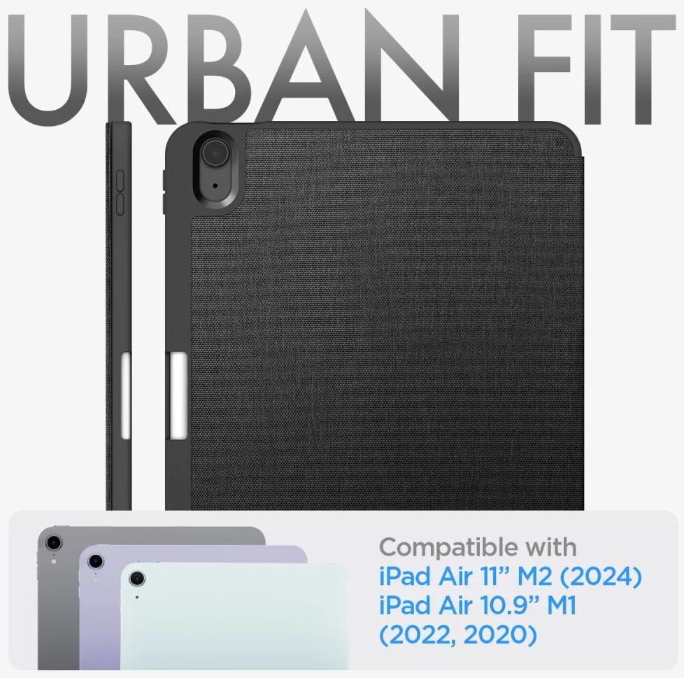 Spigen Urban Fit iPad Air 11" 2024 Black