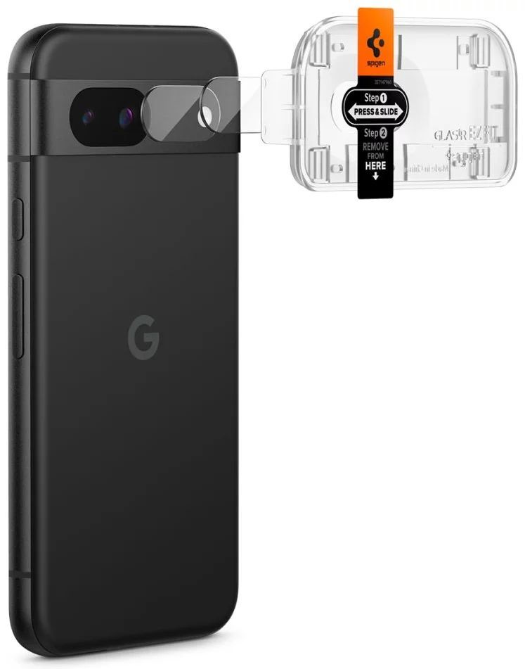 Spigen Glass tR EZ Fit Optik 2 Pack Google Pixel 8a Crystal Clear