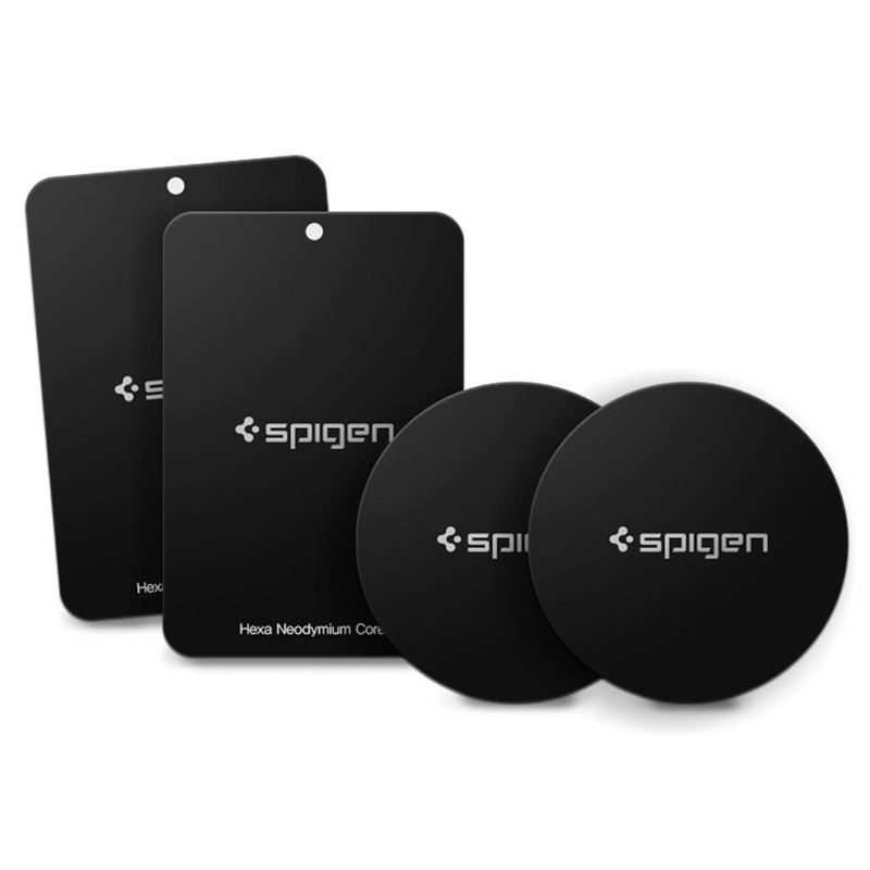 Spigen Kuel MP-4P Car Mount Metal Plates, black