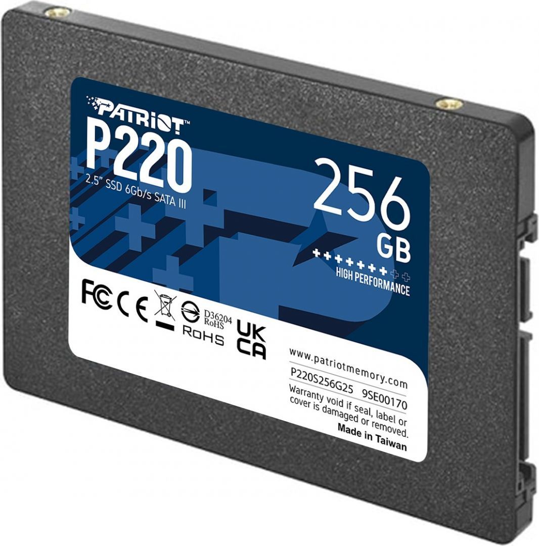 Patriot 256GB 2,5" SATA3 P220