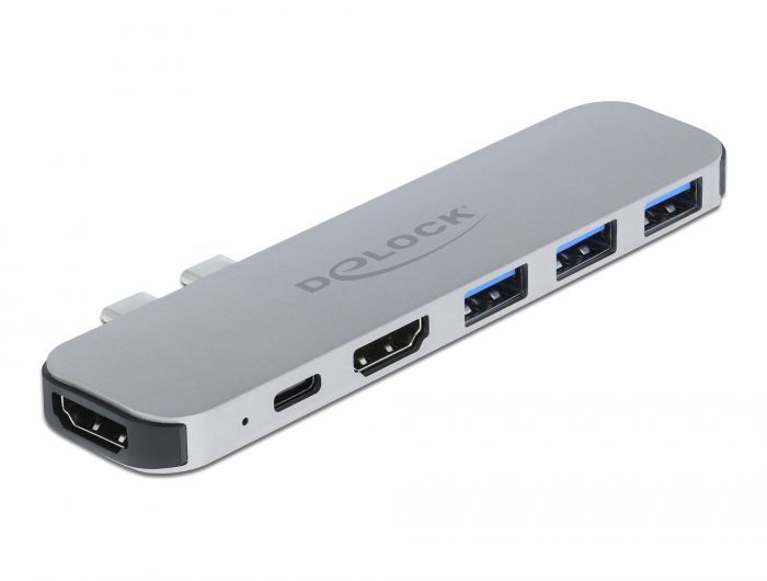 DeLock Docking Station for MacBook Dual HDMI 4K / PD / Hub