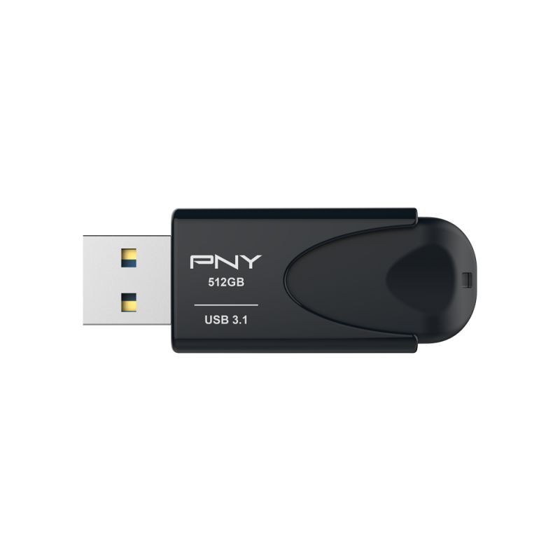 PNY 512GB Attaché 4 Flash Drive USB3.1 Black