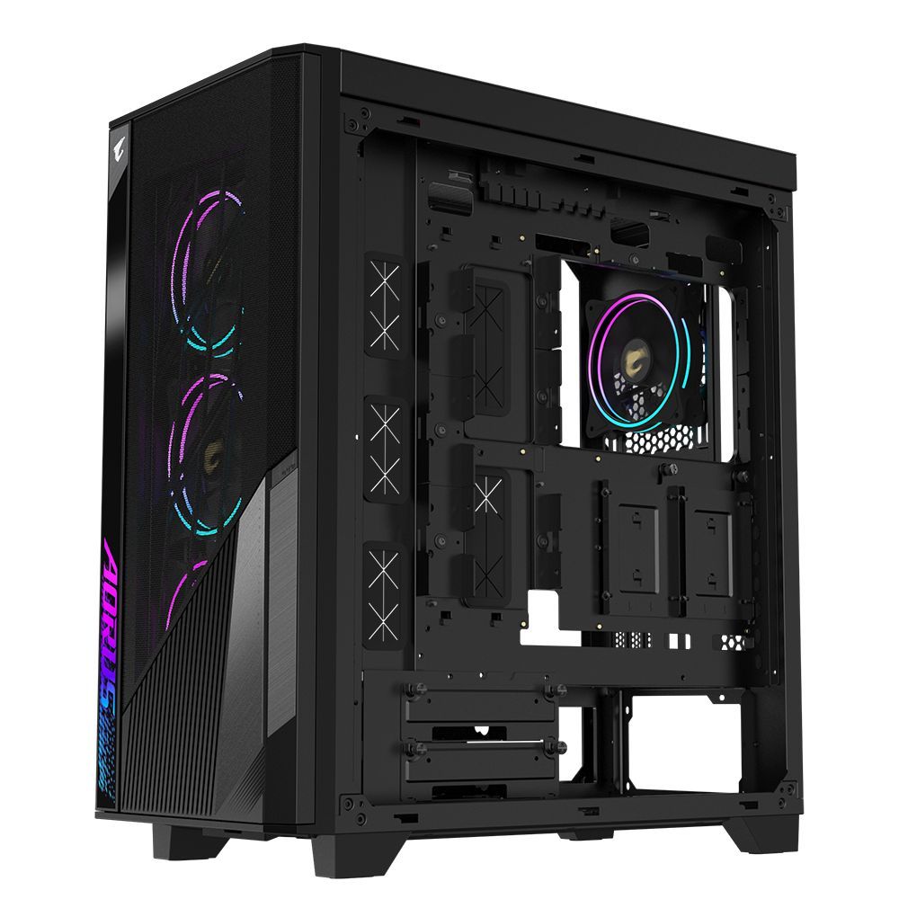 Gigabyte Aorus C500 Glass Tempered Glass Black