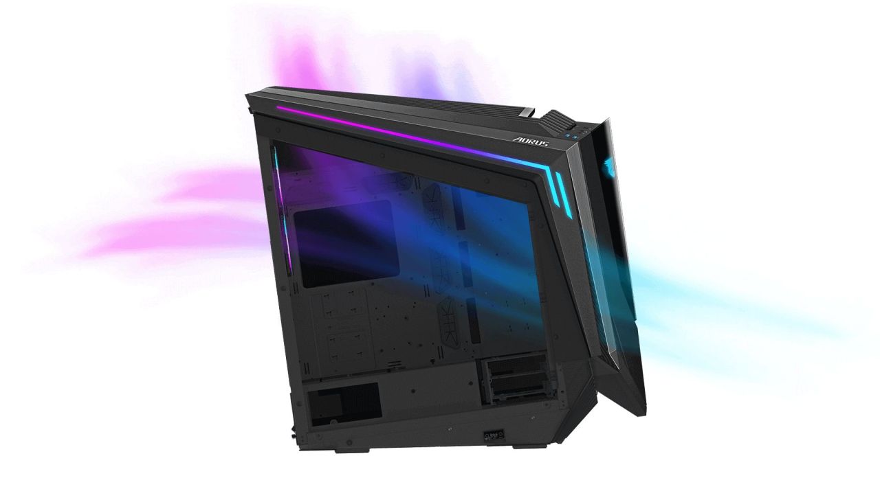 Gigabyte Aorus C700 Glass ARGB Tempered Glass Black