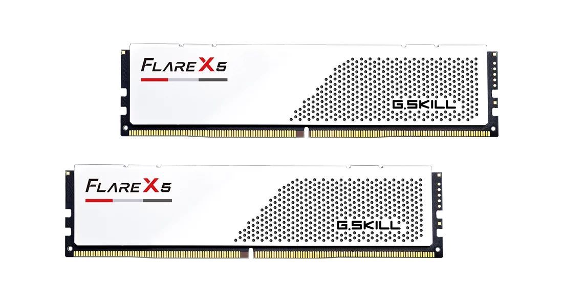 G.SKILL 48GB DDR5 6000MHz Kit(2x24GB) Flare X5 White