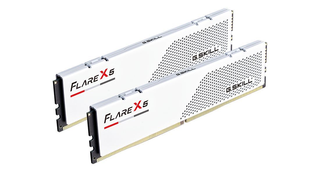 G.SKILL 32GB DDR5 6000MHz Kit(2x16GB) Flare X5 White