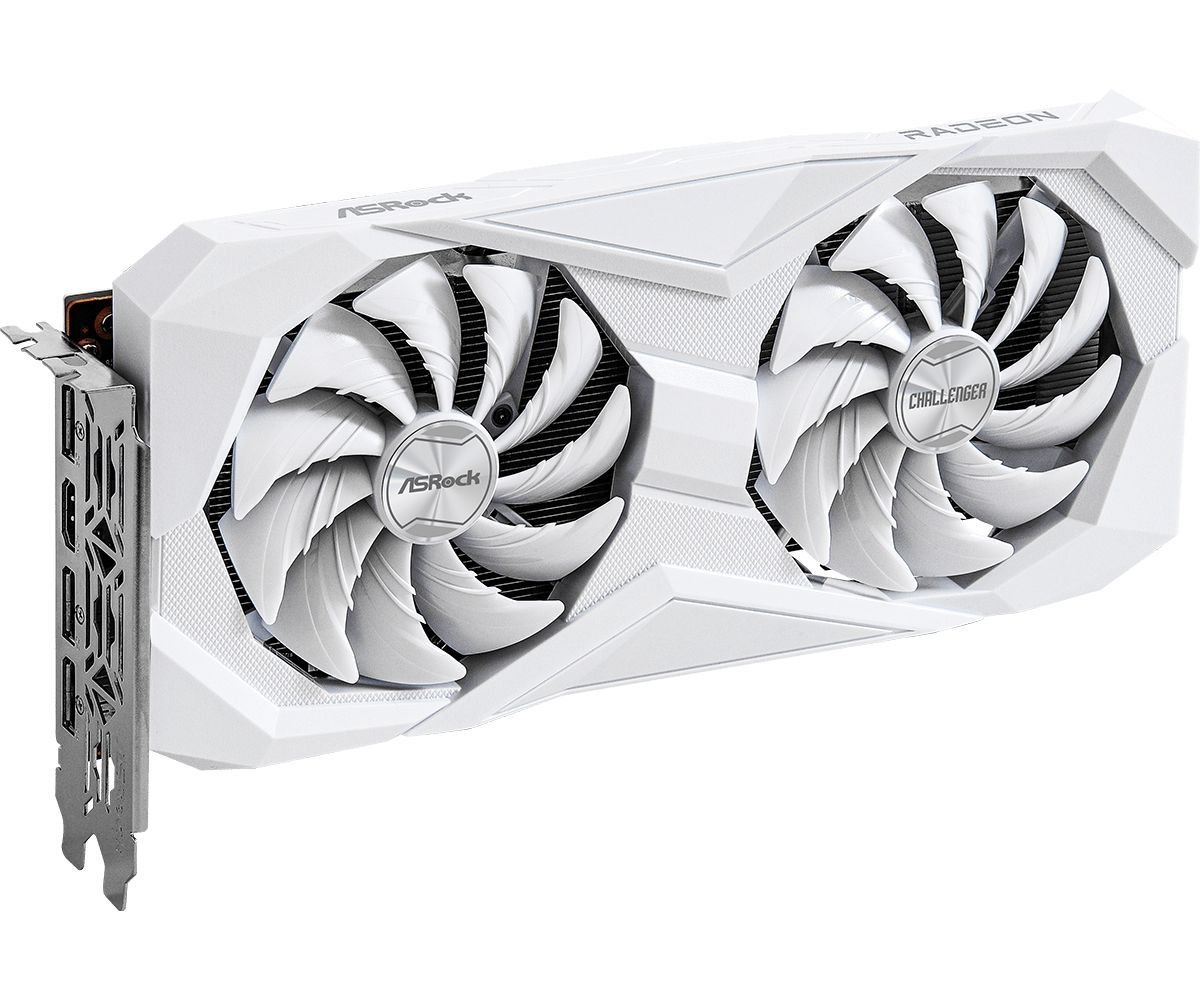 ASRock Radeon RX6600 8GB Challenger White