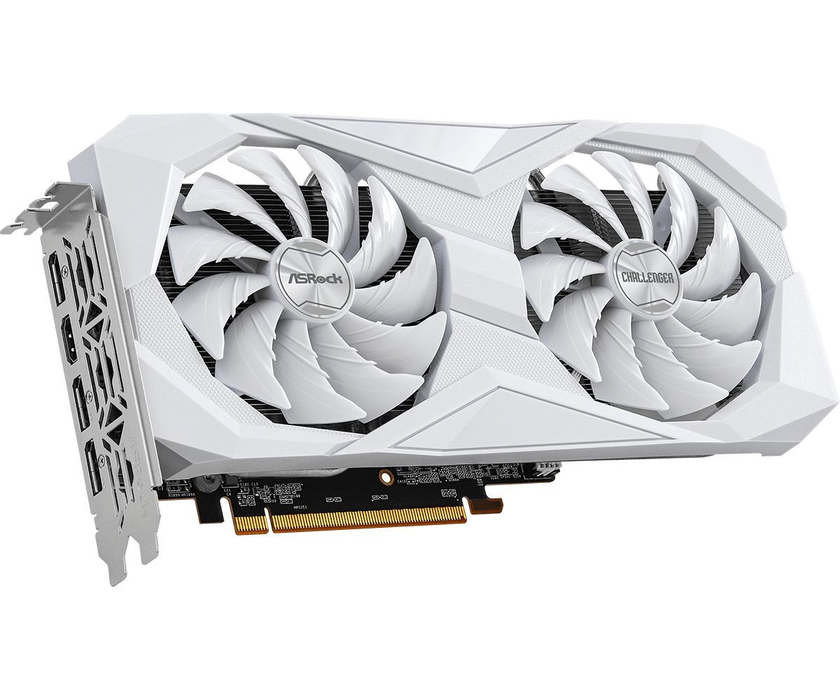 ASRock Radeon RX6600 8GB Challenger White