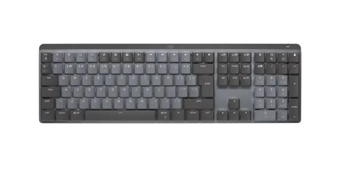 Logitech MX Mechanical Clicky Mechanical Wireless Keyboard Graphite Grey US