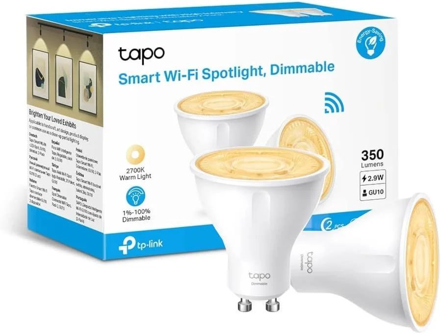 TP-Link Tapo L610 Smart Wi-Fi Spotlight (2 Pack)