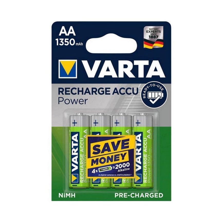 Varta 1350mAh AA Ni-MH akkumulátor 4db/csomag