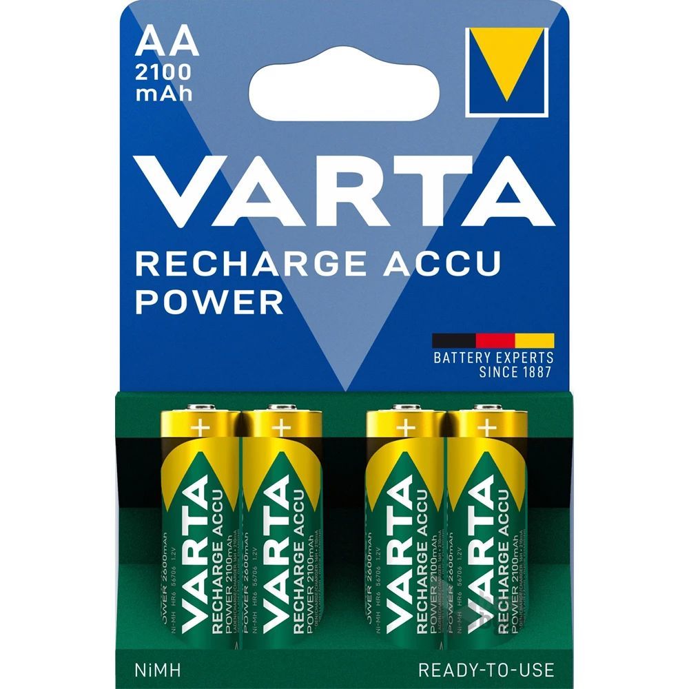 Varta 2100mAh AA Ni-MH akkumulátor 4db/csomag