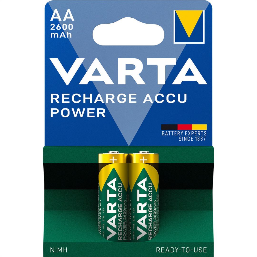 Varta 2600mAh AA Ni-MH akkumulátor 2db/csomag