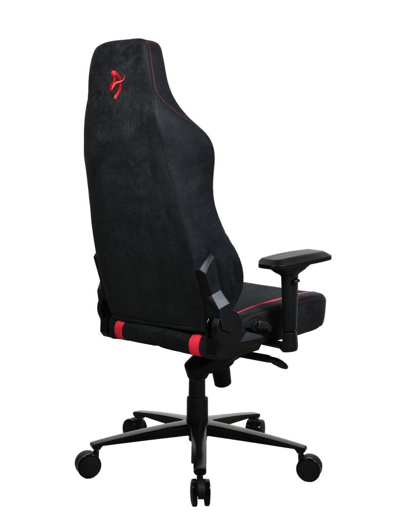 Arozzi Vernazza Supersoft Fabric Gaming Chair Black/Red