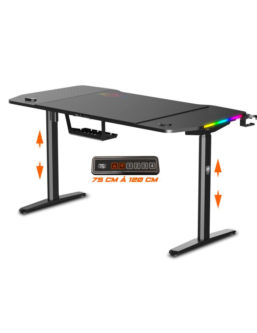 Spirit Of Gamer Headquarter 900 Gaming Desk Black