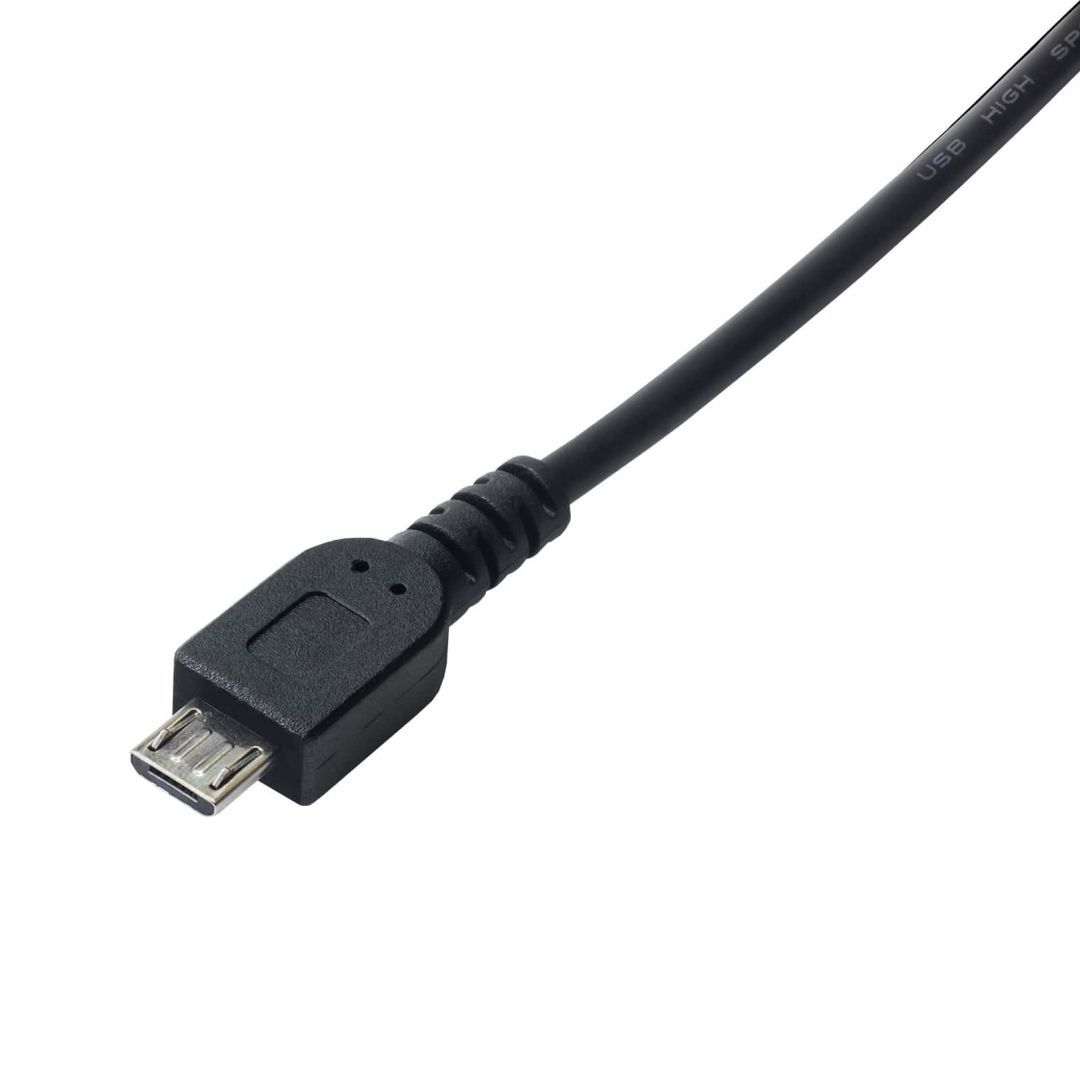 Akyga Ak-USB-01 USB A / microUSB Cable 1,8m Black