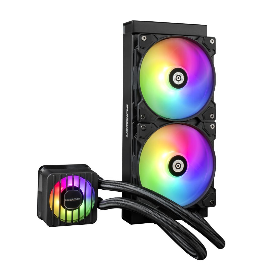 Enermax LiqmaxFlo Series 240mm ARGB AiO Liquid CPU Cooler Enermax LiqmaxFlo Series 240mm ARGB AiO Liquid CPU Cooler